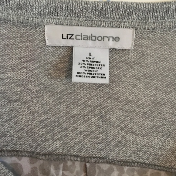 LIZ CLAIBORNE Hi-Lo Tunic Sweater - Picture 6 of 8